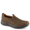Skechers Mens Dockland Slip On Oxford - Brown -Florsheim Shop US 01 311272 00