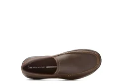 Rockport Mens Junction Point Slip On Oxford - Brown -Florsheim Shop US 01 311280 02
