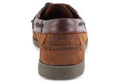 Sperry Mens Leeward Boat Shoe - Brown -Florsheim Shop US 01 315143 02