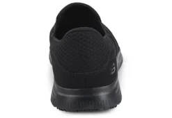 Skechers Mens Mcallen Slip Resistant Work Shoe - Black -Florsheim Shop US 01 318033 02