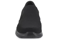 Skechers Mens Mcallen Slip Resistant Work Shoe - Black -Florsheim Shop US 01 318033 04