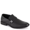 Perry Ellis Mens Oran Slip On Oxford - Black -Florsheim Shop US 01 322148 00