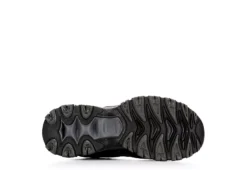 Skechers Mens 77055 Steel Toe Work Shoe - Black -Florsheim Shop US 01 355057 06