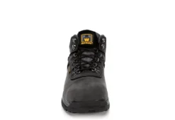 Work Master Mens Colorado Steel Toe Work Boot - Black -Florsheim Shop US 01 355061 02