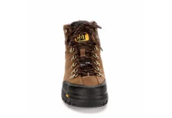 Caterpillar Mens Threshold Waterproof Steel Toe Work Boot - Brown -Florsheim Shop US 01 355062 02