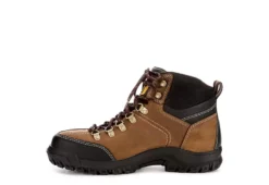 Caterpillar Mens Threshold Waterproof Steel Toe Work Boot - Brown -Florsheim Shop US 01 355062 03