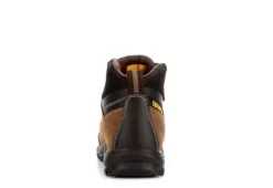 Caterpillar Mens Threshold Waterproof Steel Toe Work Boot - Brown -Florsheim Shop US 01 355062 04