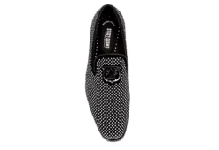 Stacy Adams Mens Swagger Studded Slip On Oxford - Black -Florsheim Shop US 01 420069 05