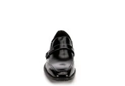 Stacy Adams Mens Abram Moc Toe Bit Slip On Oxford - Black -Florsheim Shop US 01 420070 02