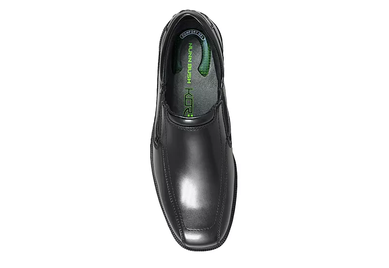 Nunn Bush Mens Bleeker Street Bike Toe Slip On Oxford - Black 8 Nunn Bush Mens Bleeker Street Bike Toe Slip On Oxford - Black - Image 6