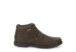 Rockport Mens Rugged Bucks Waterproof Chukka Boot - Tan -Florsheim Shop US 01 500679 01