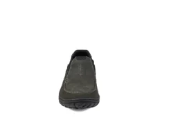 Nunn Bush Mens Quest Moc Toe Slip On Oxford - Dark Grey -Florsheim Shop US 01 500697 02