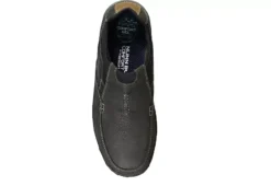 Nunn Bush Mens Quest Moc Toe Slip On Oxford - Dark Grey -Florsheim Shop US 01 500697 05