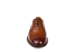 Thomas & Vine Mens Franklin Wingtip Oxford - Cognac -Florsheim Shop US 01 500761 02