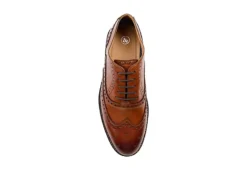 Thomas & Vine Mens Franklin Wingtip Oxford - Cognac -Florsheim Shop US 01 500761 05