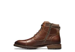 Florsheim Mens Lodge Cap Toe Lace-up Boot - Chestnut -Florsheim Shop US 01 500781 03