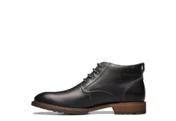 Florsheim Mens Lodge Plain Toe Chukka Boot - Black -Florsheim Shop US 01 500783 03