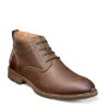 Florsheim Mens Lodge Plain Toe Chukka Boot - Brown -Florsheim Shop US 01 500785 00