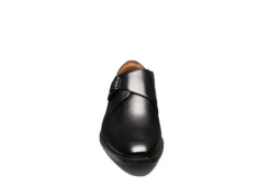Florsheim Mens Sorrento Plain Toe Single Monk Strap Oxford - Black -Florsheim Shop US 01 500806 02