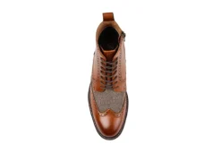 Thomas & Vine Mens Jarett Lace-up Boot - Cognac -Florsheim Shop US 01 500950 05