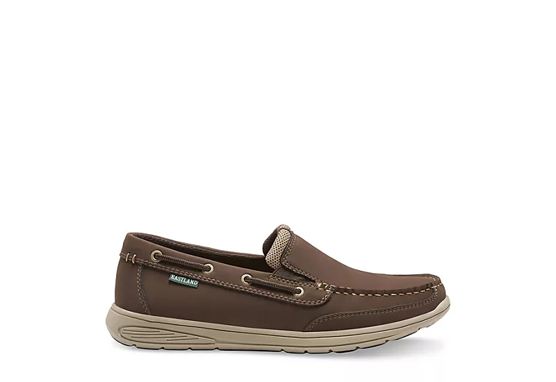 Eastland Mens Brentwood Slip On Oxford - Brown 4 Eastland Mens Brentwood Slip On Oxford - Brown - Image 2