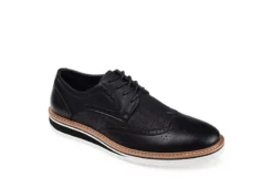 Vance Co Mens Warrick Oxford - Black