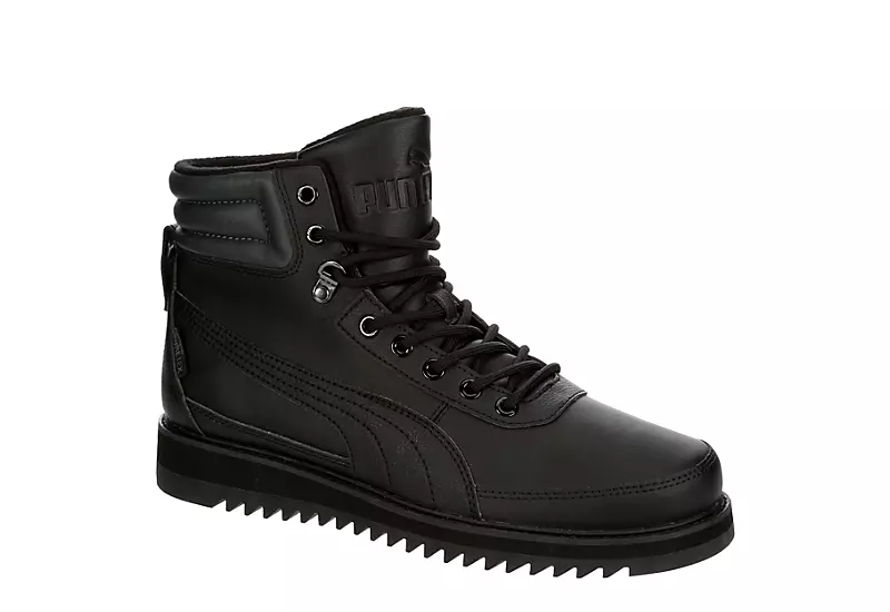 Puma Mens Desierto V2 Lace-up Boot - Black 3 Puma Mens Desierto V2 Lace-up Boot - Black