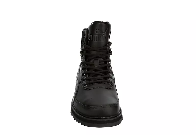 Puma Mens Desierto V2 Lace-up Boot - Black 5 Puma Mens Desierto V2 Lace-up Boot - Black - Image 3
