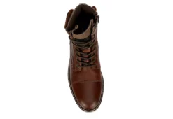 Franco Fortini Mens Wyatt Lace-up Boot - Brown -Florsheim Shop US 01 501325 05