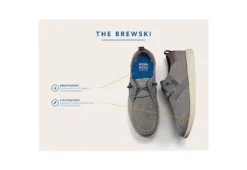 Nunn Bush Mens Brewski Slip On Sneaker - Grey -Florsheim Shop US 01 501369 06