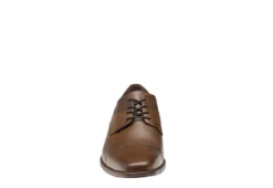 Johnston & Murphy Mens Archer Cap Toe Oxford - Cognac -Florsheim Shop US 01 501386 02