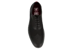 Stacy Adams Mens Summit Wingtip Lace-up Oxford - Black -Florsheim Shop US 01 501415 05