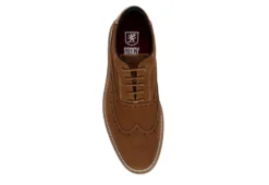 Stacy Adams Mens Swift Wingtip Lace-up Oxford - Cognac -Florsheim Shop US 01 501416 05