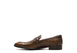 Stacy Adams Mens Ferdinand Moc Toe Slip On Oxford - Cognac -Florsheim Shop US 01 501552 03