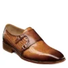 Stacy Adams Mens Torrance Plain Toe Double Monk Strap Oxford - Cognac -Florsheim Shop US 01 501559 00