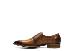 Stacy Adams Mens Torrance Plain Toe Double Monk Strap Oxford - Cognac -Florsheim Shop US 01 501559 03