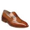 Stacy Adams Mens Pryce Wingtip Perf Slip On Oxford - Cognac -Florsheim Shop US 01 501561 00
