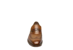 Stacy Adams Mens Pryce Wingtip Perf Slip On Oxford - Cognac -Florsheim Shop US 01 501561 02