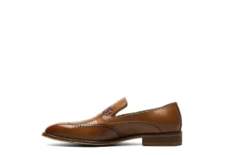 Stacy Adams Mens Pryce Wingtip Perf Slip On Oxford - Cognac -Florsheim Shop US 01 501561 03