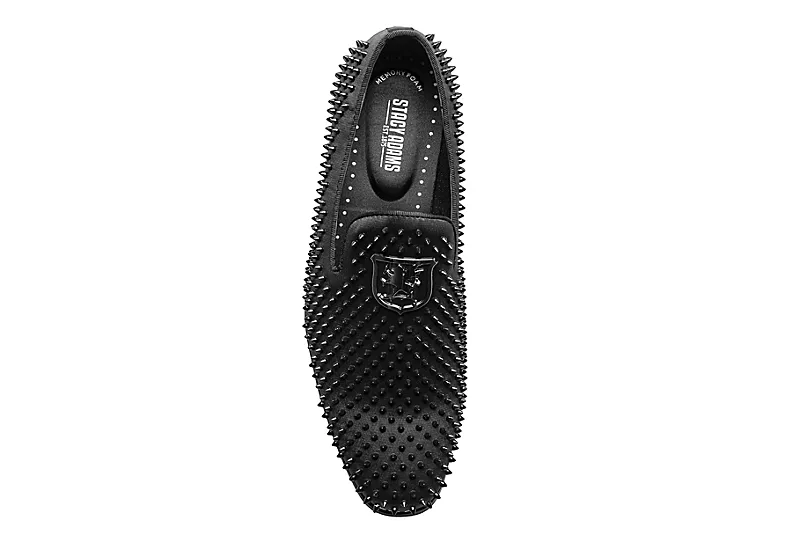 Stacy Adams Mens Sabre Spiked Slip On Oxford - Black 8 Stacy Adams Mens Sabre Spiked Slip On Oxford - Black - Image 6