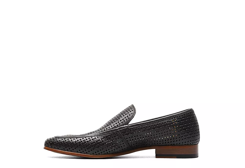 Stacy Adams Mens Winfeild Loafer Oxford - Black 6 Stacy Adams Mens Winfeild Loafer Oxford - Black - Image 4