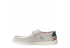 Heydude Mens Wally Slip On Sneaker - White -Florsheim Shop US 01 501573 03