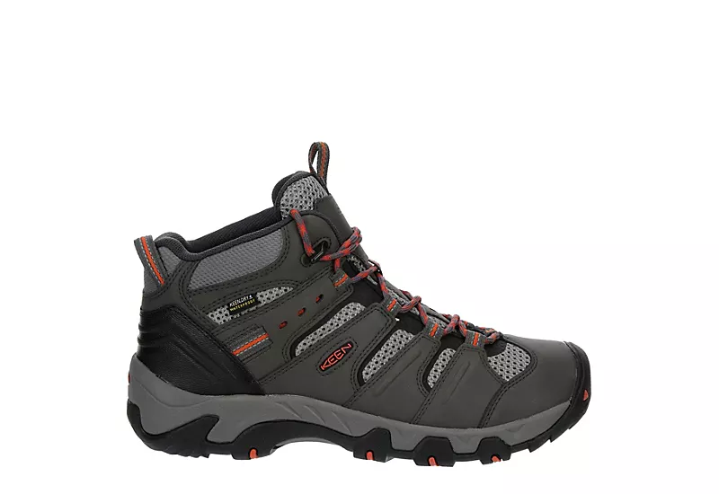 Keen Mens Koven Waterproof Mid Hiking Boot - Grey 4 Keen Mens Koven Waterproof Mid Hiking Boot - Grey - Image 2