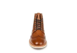 Thomas & Vine Mens Enzzo Lace-up Boot - Cognac -Florsheim Shop US 01 501620 02