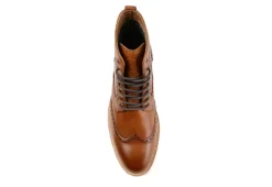 Thomas & Vine Mens Enzzo Lace-up Boot - Cognac -Florsheim Shop US 01 501620 05