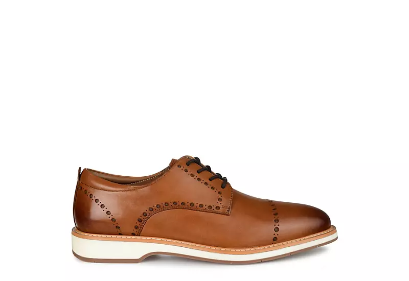 Thomas & Vine Mens Fremont Oxford - Cognac 4 Thomas & Vine Mens Fremont Oxford - Cognac - Image 2
