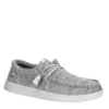 Heydude Mens Wally Slip On Sneaker - Grey -Florsheim Shop US 01 501794 00