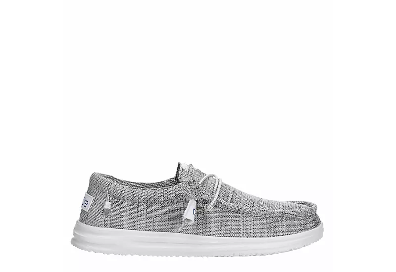 Heydude Mens Wally Slip On Sneaker - Grey 4 Heydude Mens Wally Slip On Sneaker - Grey - Image 2