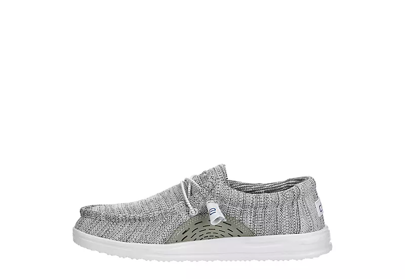Heydude Mens Wally Slip On Sneaker - Grey 6 Heydude Mens Wally Slip On Sneaker - Grey - Image 4