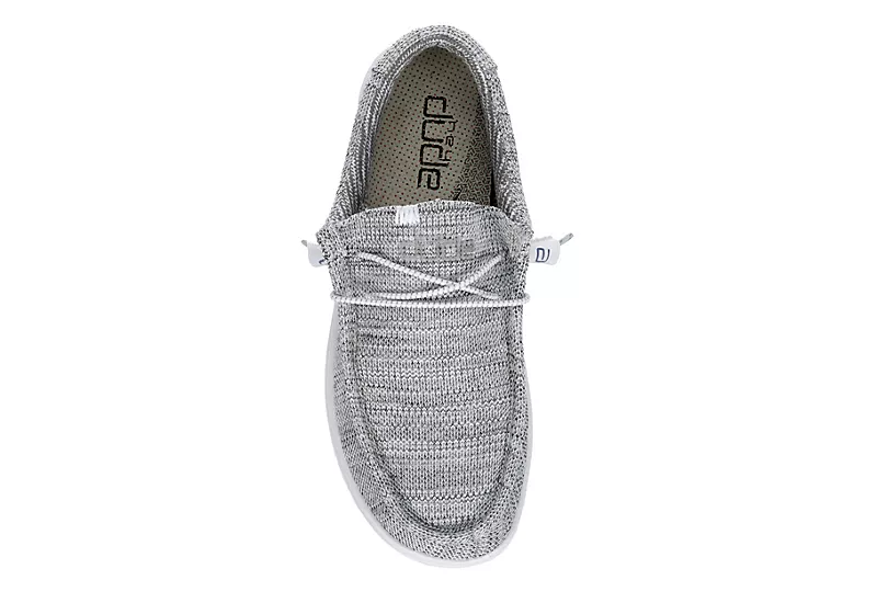 Heydude Mens Wally Slip On Sneaker - Grey 8 Heydude Mens Wally Slip On Sneaker - Grey - Image 6